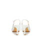 Elegant White Leather Sandals