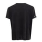 Sleek Black Cotton Tee for the Modern Man