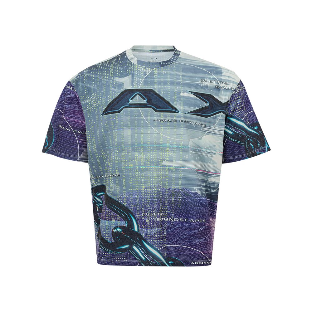 Multicolor Cotton Tee for Men