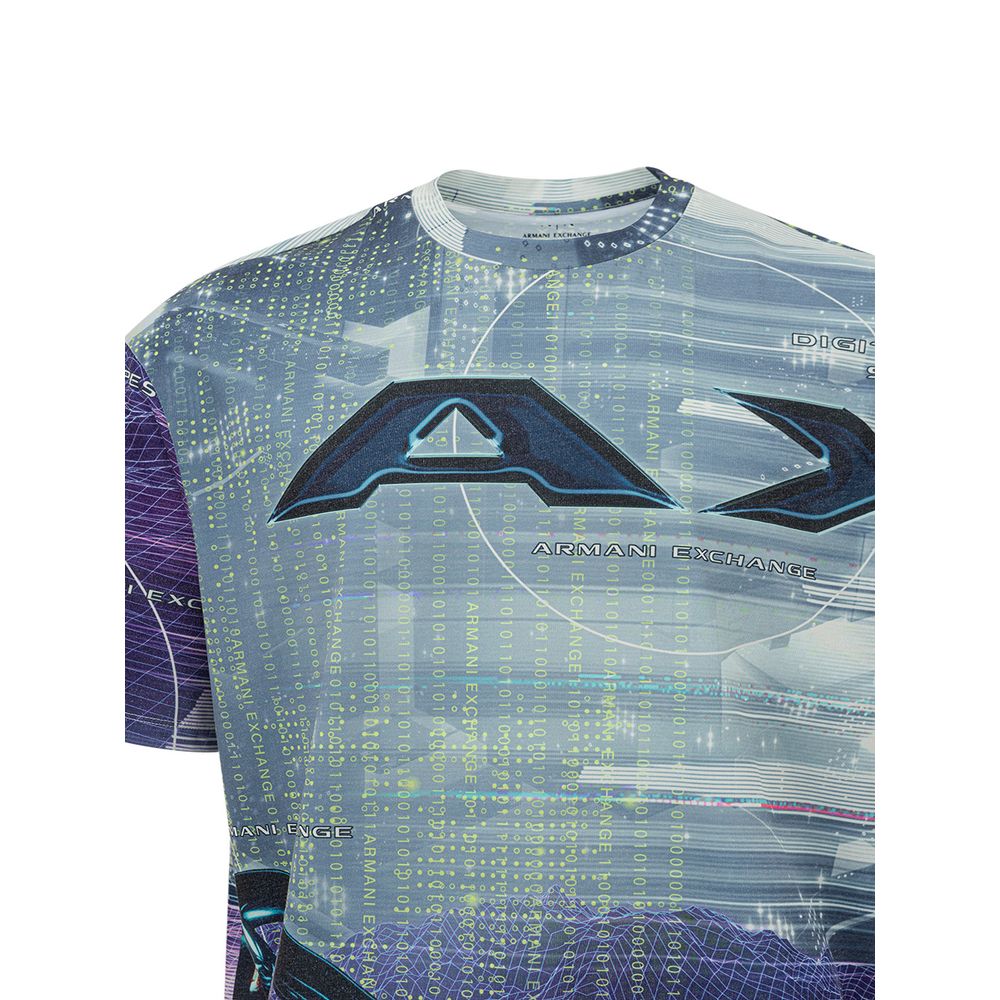 Multicolor Cotton Tee for Men