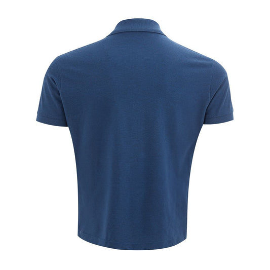 Elegant Italian Cotton Polo Shirt in Blue