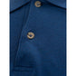 Elegant Italian Cotton Polo Shirt in Blue