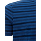 Elegant Blue Cotton Tee for Sophisticated Style