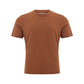 Elegant Cotton T-Shirt in Rich Brown