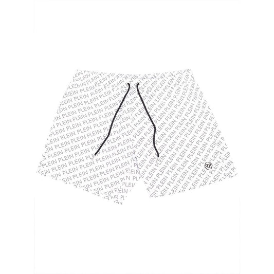 Exquisite White Polyester Swimwear for Men