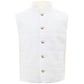 Elegant White Linen-Cotton Blend Jacket