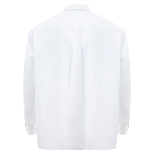 Elegant White Cotton Designer Shirt