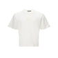 Elegant White Cotton Tee for Men