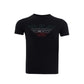 Elegant Cotton Black Tee for Men