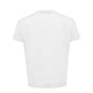 Sleek White Cotton Tee for Men