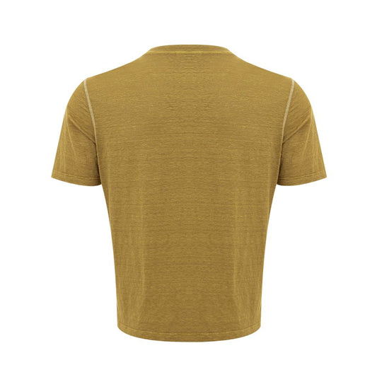 Elegant Green Linen T-Shirt