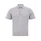 Elegant Gray Cotton Polo Shirt