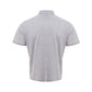 Elegant Gray Cotton Polo Shirt