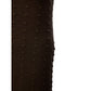 Elegant Cotton Midi Dress in Earthy Brown