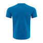 Chic Blue Cotton Crew Neck Tee