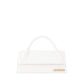 Chic White Leather Handbag for Sophisticated Elegance