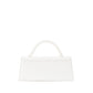 Chic White Leather Handbag for Sophisticated Elegance