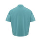 Chic Light Blue Cotton Polo Shirt