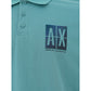Chic Light Blue Cotton Polo Shirt