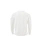 Elevated White Cotton Sweater for Men