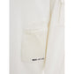 Elevated White Cotton Sweater for Men