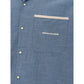 Elegant Light Blue Men's Cotton Shirt