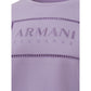 Chic Purple Cotton Sweater for Women