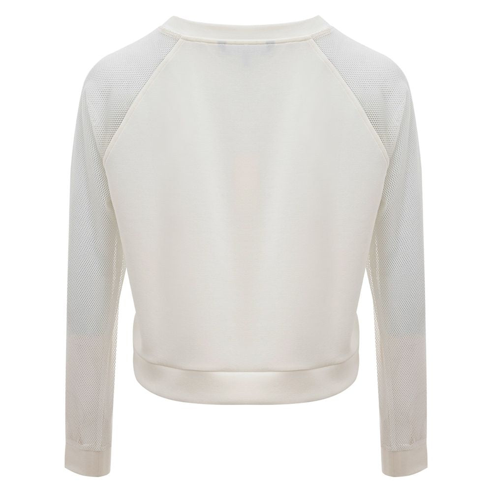 Elegant White Polyamide Sweater