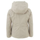 Elegant Beige Polyester Jacket for Women