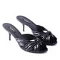Black Pitone Moluro Sandal