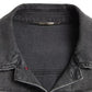 Gray Washed Cotton Stretch Denim Men Jacket