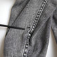 Gray Washed Cotton Stretch Denim Men Jacket