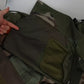 Green Patchwork Camouflage Fur Coat Jacket