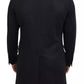 Melange Grey Wool Single Breasted Jacket