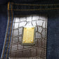 Dark Blue High Waist Skinny Cotton Jeans