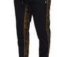 Dark Blue Jogging Trouser Cotton Blend Pants