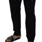 Black Jogging Trouser Cotton Stretch Pants