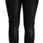 Black Skinny Leggings Leather Pants