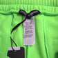 Neon Green Polyester Jogger Sweatpants Pants