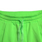 Neon Green Polyester Jogger Sweatpants Pants