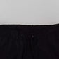 Black Jogger Jogging Wool Pants