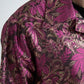 Fuchsia Pink Floral Jacquard Button Down Shirt