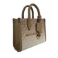 Mirella XS Leather Top Zip Shopper Tote Bag