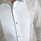 White Formal Cotton Tuxedo Dress GOLD Shirt