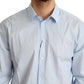 Light Blue Cotton Stretch Formal MARTINI Shirt
