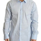 Light Blue Cotton Stretch Formal MARTINI Shirt