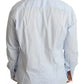 Light Blue Cotton Stretch Formal MARTINI Shirt