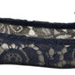Blue Taormina Lace Crystals Flats Shoes