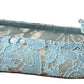 Light Blue Floral Lace Loafers Flats Shoes