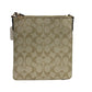 Rowan Mini Crossgrain Leather File Crossbody Bag Light Khaki Chalk CF340